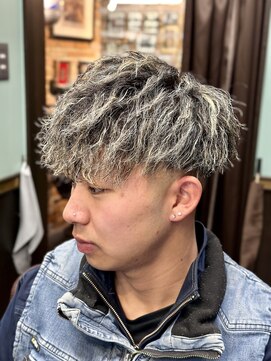 ヒロギンザ 仙台本店(HIRO GINZA) 仙台 縦落ちツイスト メッシュ ハイライト ツイスパ