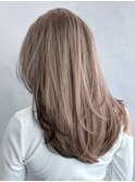 秋色くすみベージュ透明感カラーオリーブカラー_ba501841