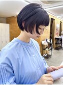 ショートボブ 前上がり ショート ボブ コンパクトショート