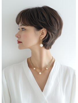 アヴァンス プロデュース バイ エガオ 大阪梅田店(AVANCE. PRODUCED by EGAO) 白髪ぼかし＋ショートカット