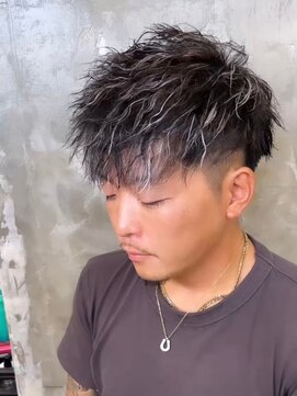 メンズサロン キング 枚方店(Men’s salon K!ng) 波巻きツイストスパイラルパーマ/フェザーパーマ/眉毛/メンズ