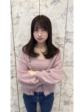 ハローバイシー 仙台(Hello by Sea) 艶髪ブラウン×髪質改善[美髪/韓国風/顔周り]仙台