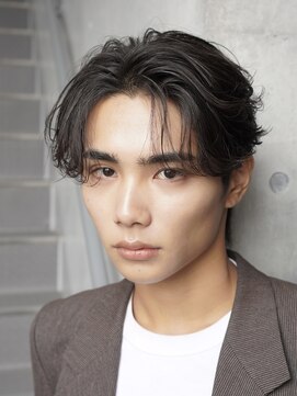 レタッチ バイ フィフス 銀座(RETOUCH by fifth) 銀座フェザーパーマシャドウパーマパーマセンターパートマッシュ