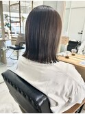切りっぱなしボブ