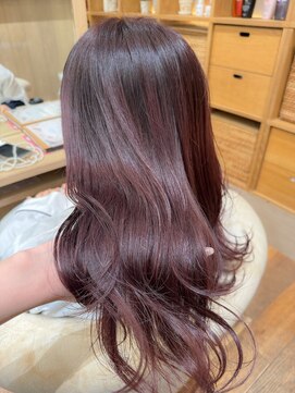 バイオレット 栄店(Violet) ブリーチなしカラー チェリーピンク ピンクラベンダー