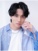束間/短髪/黒髪/ツーブロック/刈り上げ/モテ/センターパート