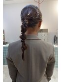 カチモリ×編みおろし ヘアセット