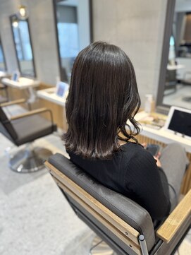 ロンドブルーム 天神大名店(Lond Bloom) 暗めカラー/ブリーチなしカラー/オリーブカラー/福岡/天神/20代