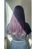 黒髪からのハイトーン　　　ラベンダーグレー