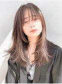 #ミルクティーブラウン#バタフライレイヤーカット#大人モテヘア