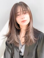 ミシェリー(misherry)&nbsp;#ミルクティーブラウン#バタフライレイヤーカット#大人モテヘア