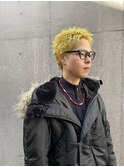 波巻きツイストスパイラル/刈り上げセンターパート/溝の口