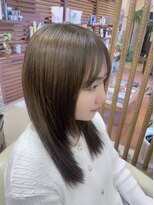 スワン山の田&nbsp;ブリーチなしグレージュ(Wカラー)