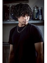 チルチェア 横浜(CHILL CHAIR) コイルカーリーパーマ×ツーブロック <横浜駅/バーバー/理容室>