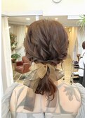 ミディアムヘアアレンジ
