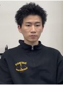 スパイキーショート/短髪/パーマ/渋谷/表参道