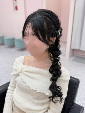 ヘアセット アリエス 池袋駅東口店(Aries) サイド編みおろし