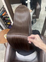 シアー(SHEER.)&nbsp;髪質改善カラー×ベージュブラウン【表参道,青山,外苑前美容室】
