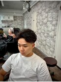 ブリーチハイライト髪質改善ダブルカラーレイヤーカット/本厚木