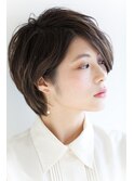 【Rire-リル銀座-】美シルエット小顔耳かけショートボブ☆
