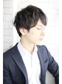 ビジネス対応!黒髪ナチュラルマッシュ