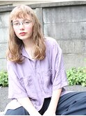 『カット+ファストブリーチ+ホワイトグレージュ』