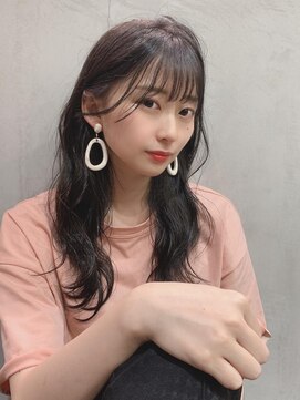 ニーフ 恵比寿(neaf) シースルーで作る大人ロング 長野優樹