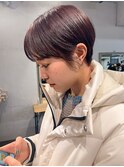 クールショートとボルドーカラー*fukuda