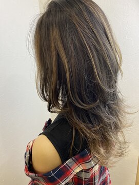 エイトセカンド 新宿三丁目店(EIGHT second) ウルフ×アッシュベージュ【EIGHT second】仙頭