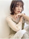 〇ナチュラルゆるふわボブ