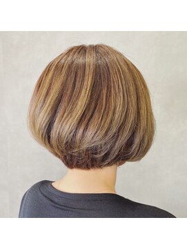 ヘアーサロン ウノ 新百合ヶ丘(hair salon UNO) ショートボブ/ことりベージュ