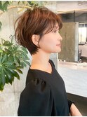 大人ショート/束感ショートボブ/似合わせカット/30代40代50代