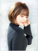 前髪あり大人ボブ20代30代40代【AIN.表参道】川原大地