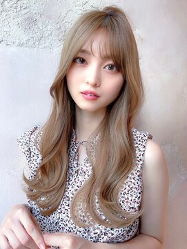 ロンドローズ 名古屋(Lond damaskRose) フェイスレイヤー×シースルーバング