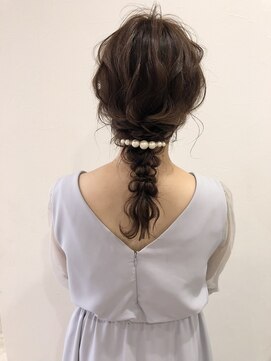 ヘアーサロン シム(hair salon Cime) 編みおろしアレンジ【Cime】