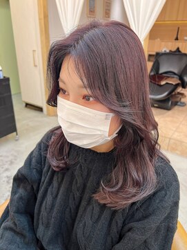 ロンドアジュール 横浜(Lond azur) 伸ばしかけ前髪も可愛くします！