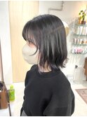 伸ばしかけのボブにオススメ!ふんわりくびれヘア!