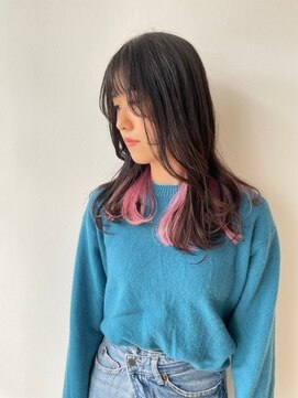 ランデブー ルノン(Rendez Vouslunon) インナーカラー/インナーピンク