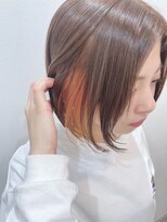 ルヴェール 茜部店(Le Vert)&nbsp;ヘルシーオレンジのインナーカラー☆