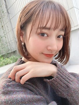 エニ 自由が丘(ENi) マチルダボブ/ピンクベージュ/インナーグレージュ[自由が丘駅]