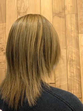 ニノット 武蔵小杉(○nino.) 12月#黒髪カタログ# グレーベージュ#レイヤーロング#前髪パーマ