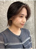 インナーカラーベージュカラーイヤリングカラーハイトーンカラー