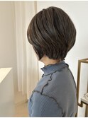 福井 大和田 ショートボブ 癖あり 簡単セット 40代 50代