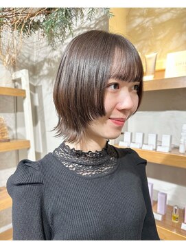 トリコ ショップアンドヘアサロン(tricot shop hair salon) くびれ/小顔ボブ♪yu