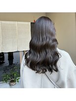 イニ 姉小路(ini)&nbsp;《戸田》波巻きロング/オリーブカラー