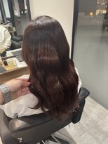 ラフ 難波店(LAFF)&nbsp;#黒髪#ボブルフ#ネビージュ#小顔#ワンレン