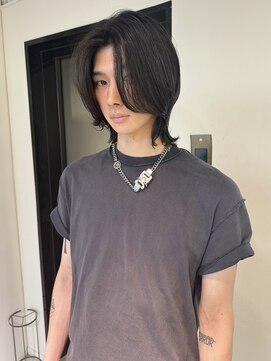 ペレ 梅田(PELE) ベリーショート/ダークアッシュ/ニュアンスパーマ/韓国マッシュ