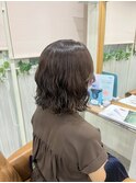 パーマスタイル/ピンクブラウン