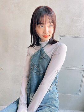 エイミー(Aimee) Aimee 町田　外ハネボブ×ボルドーブラウン