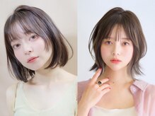 《ボブレイヤー・外ハネボブ》顔周りをデザインして、まとまりのある可愛いボブ★【町田/町田駅/ブリーチ】